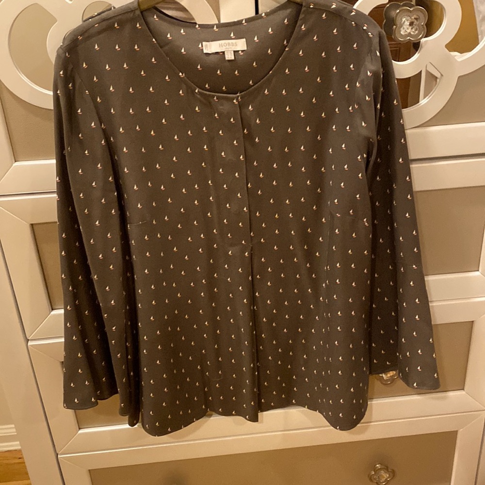 Hobbs of London Blouse with bell sleeves